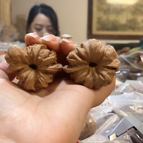 文玩核桃吊坠44达摩有修