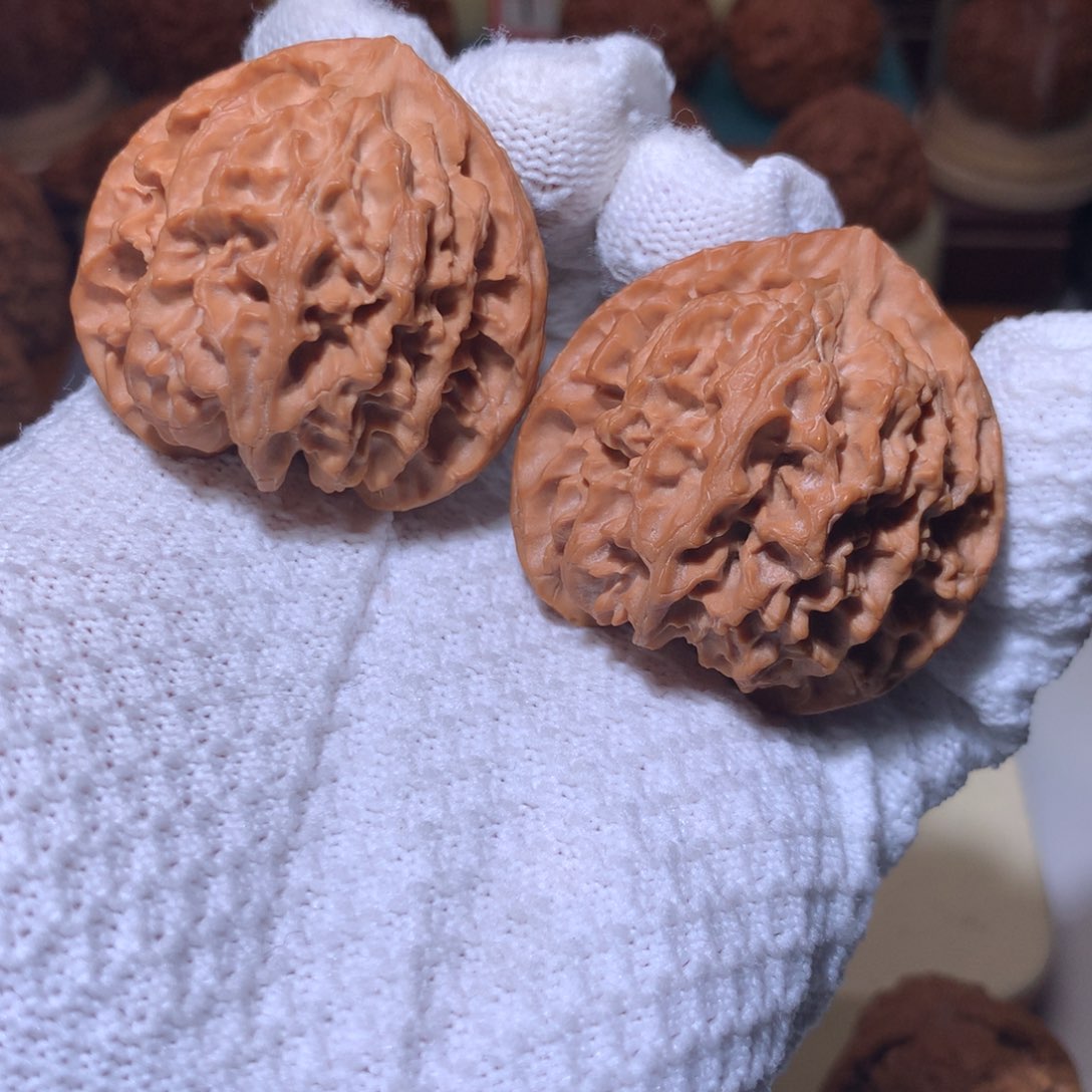 文玩核桃把件一*哥全品苹果