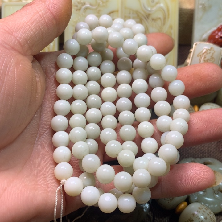 和田玉未镶嵌挂件温*