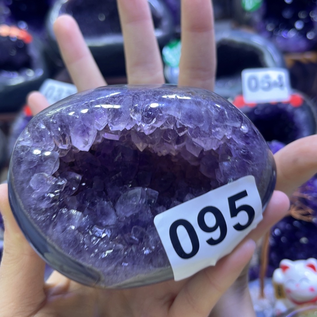 紫晶摆件未镶嵌紫水晶