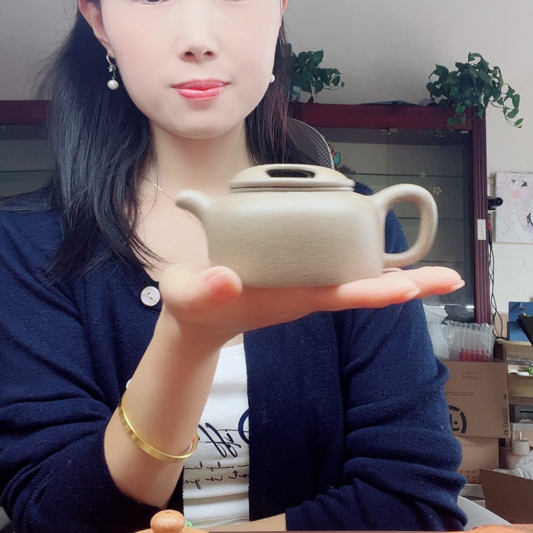 璀***河泥塑茶壶紫砂茶壶
