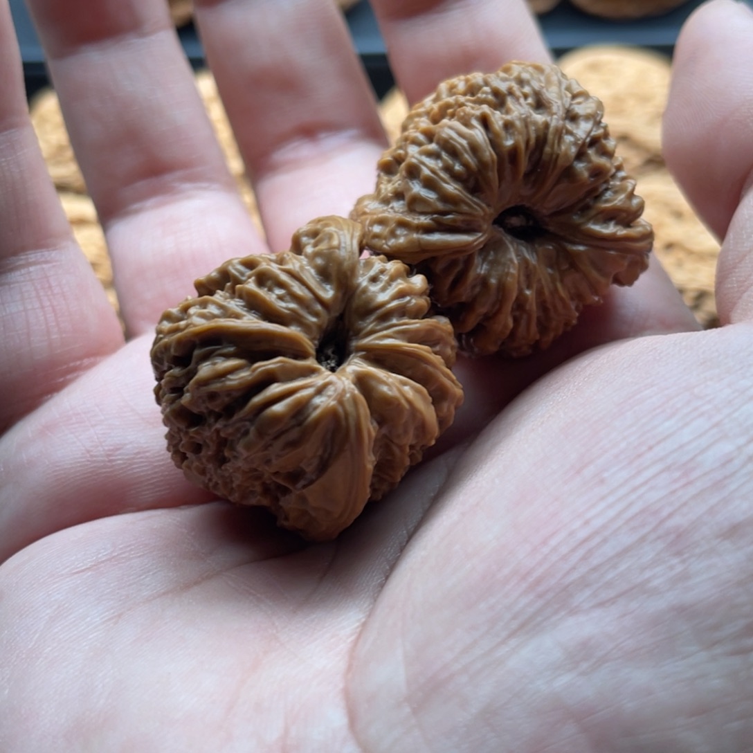 文玩核桃吊坠噜****老树南疆石35，88噜