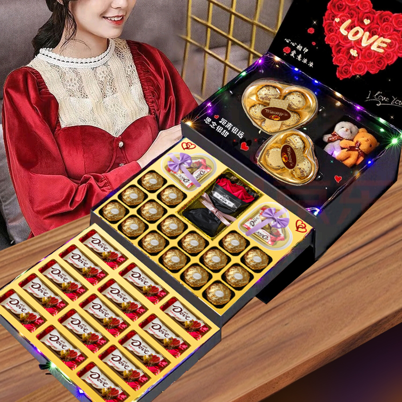 Dove/德芙圣诞礼物送老婆送女友浪漫仪式感多唯呀巧克力生日新款