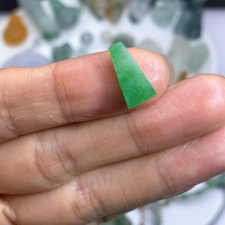 定制翡翠未镶嵌无事牌