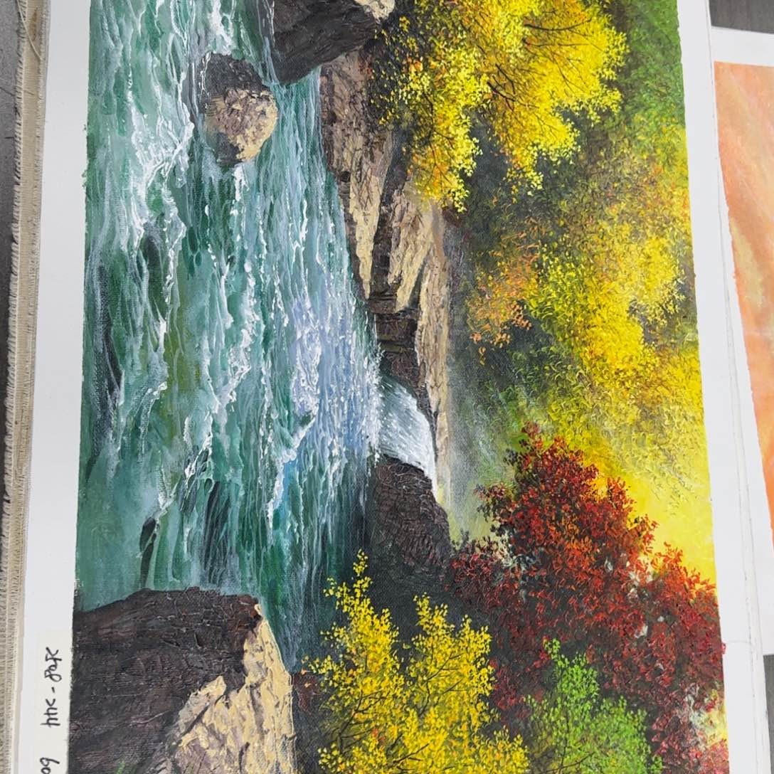 油画你在我心里是个