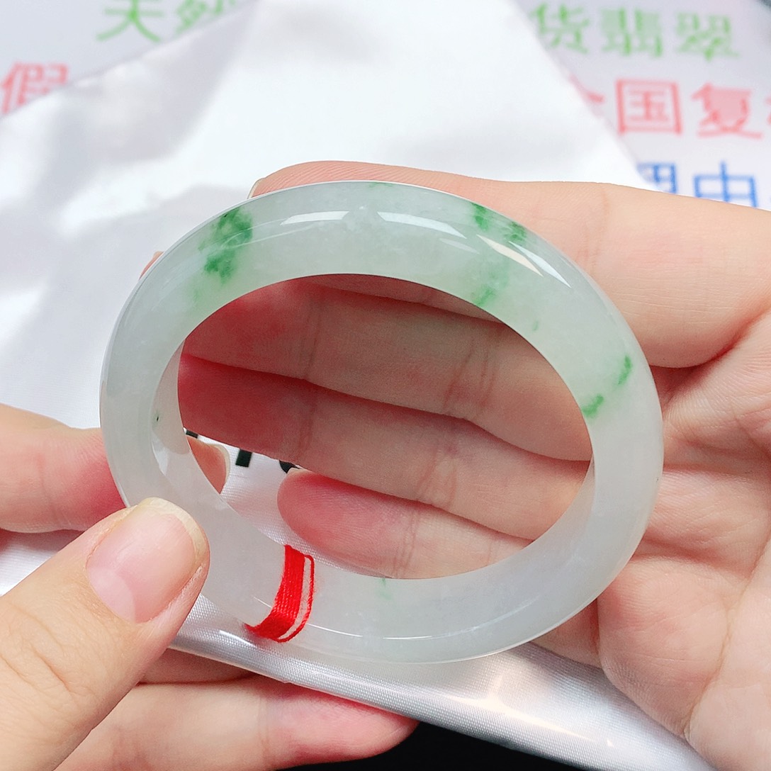 未镶嵌手镯翡翠蔷*翡翠115