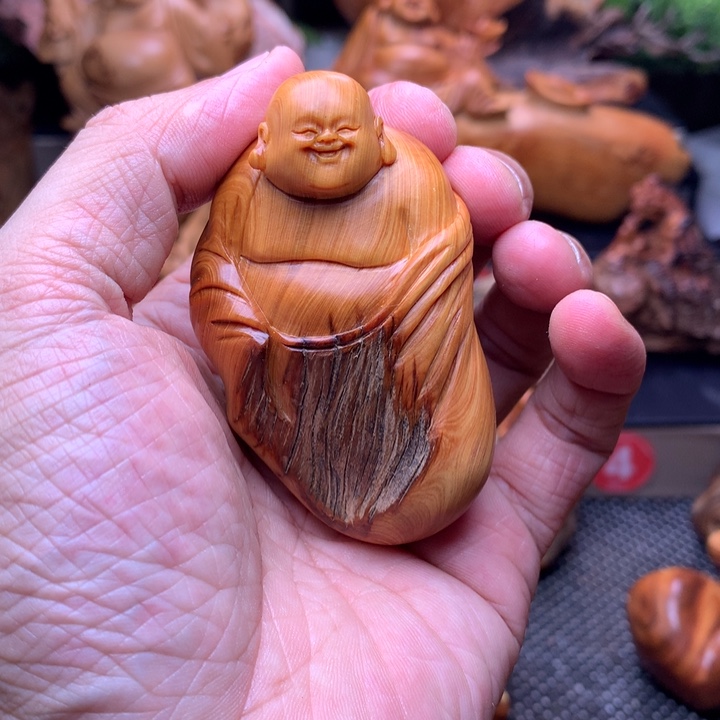 柏木（崖柏）崖柏陈化料手把件