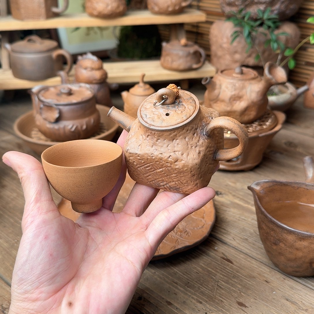 原矿老岩泥茶器系列