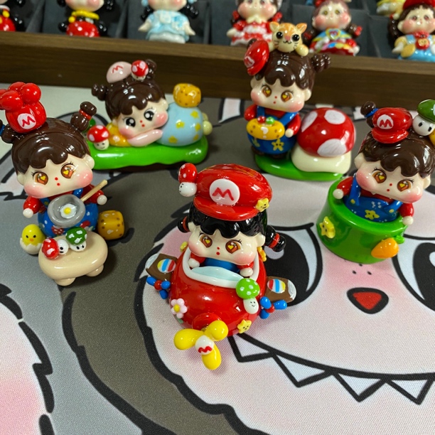 【默认代拆 拍下不退换】粘土娃娃 挂件 摆件。手机链