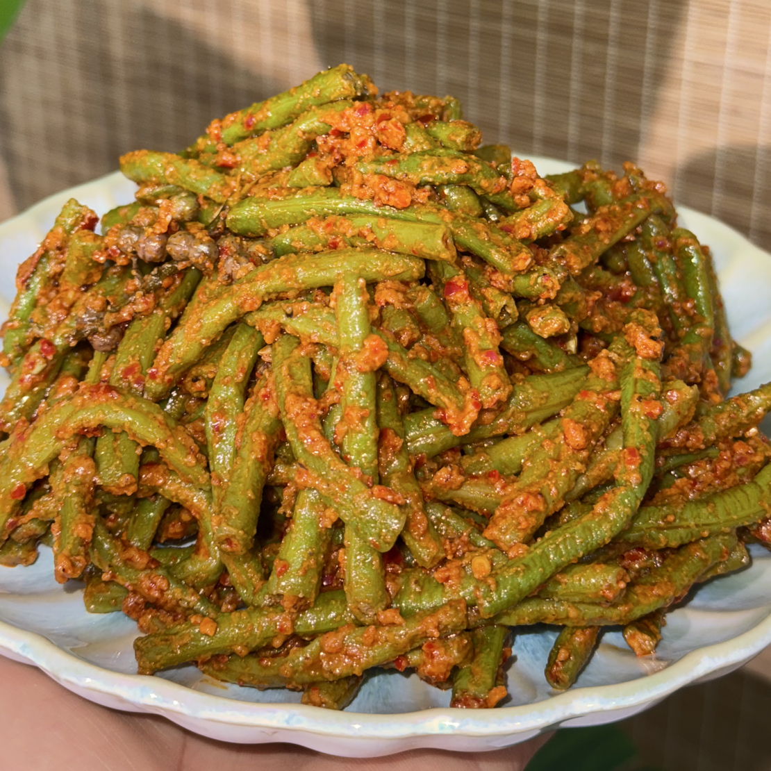 施甸 腌干豆渣 下饭菜香辣酸香