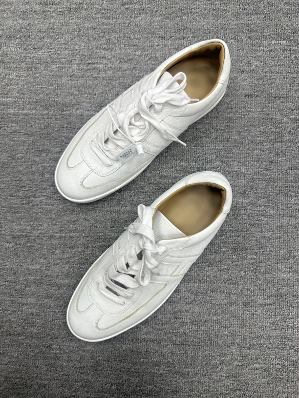 99新 Hermes/爱马仕 43 爱马仕侧标H 板鞋 白色