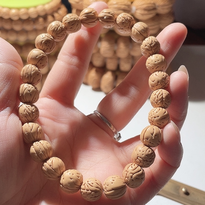 桃核吊坠桃核手串野生11