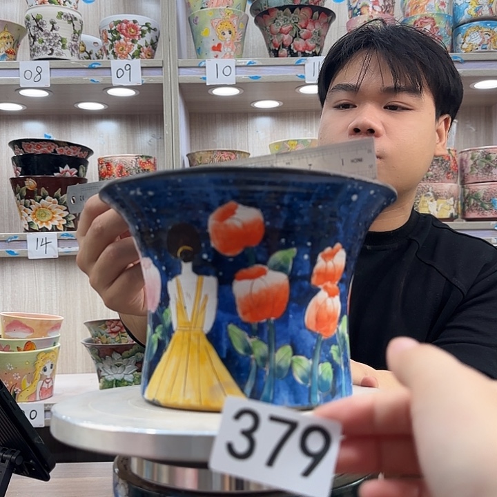 紫砂花盆瑕疵瑕疵379