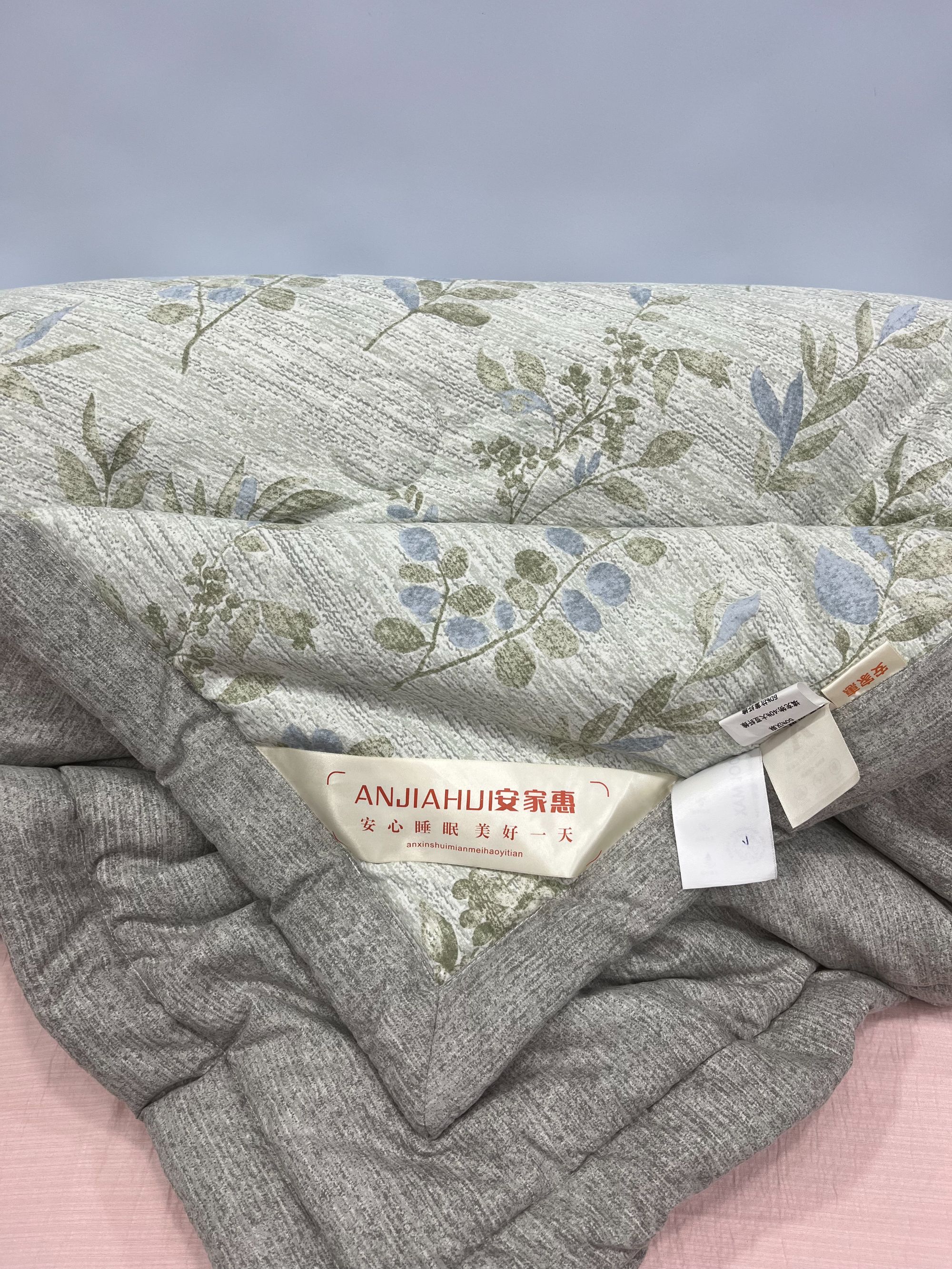 安家惠汉麻被子200*230cm双人空调被可机洗4.5斤左右