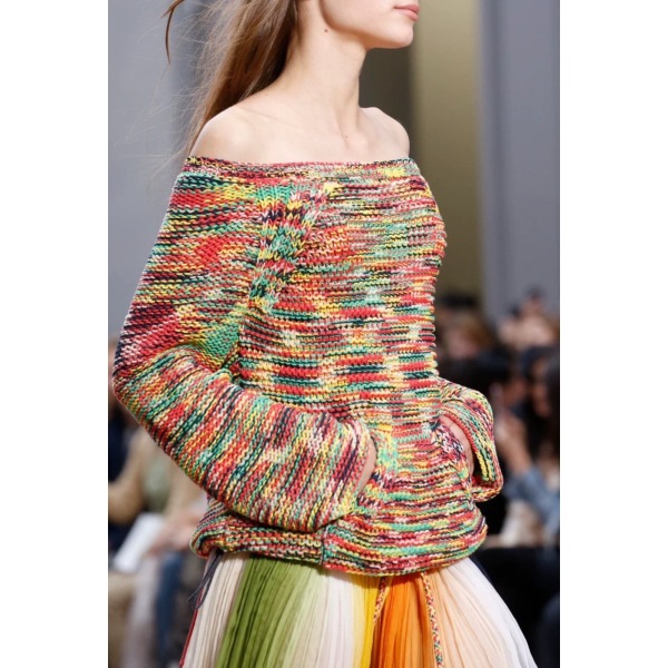 妃鱼/蔻依/丝缎、羊毛、亮片/针织衫/95新/z零二一八