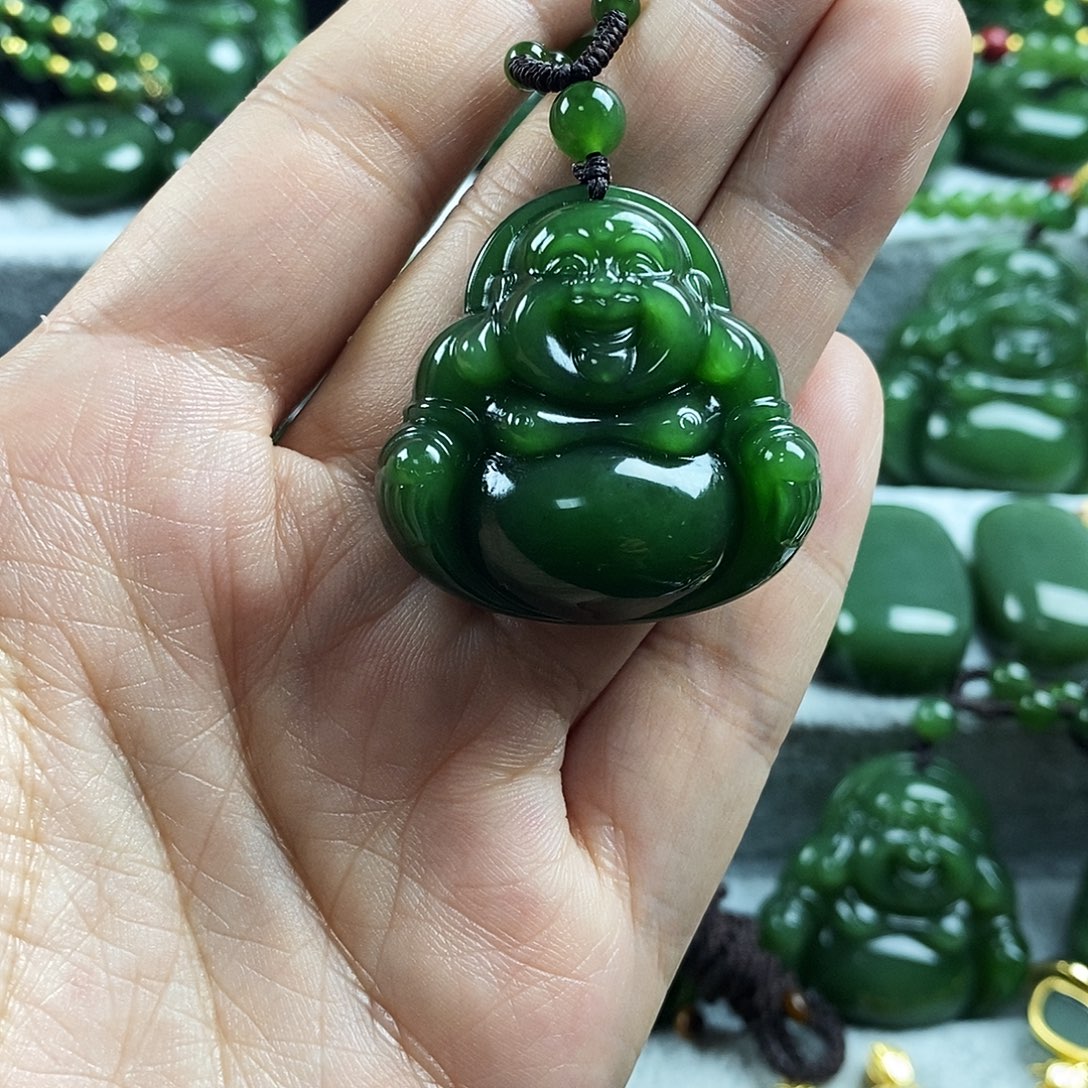 和田玉（碧玉）未镶嵌颈饰