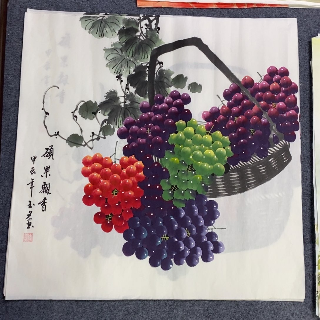 国画尺寸68✖️68四尺斗方画画