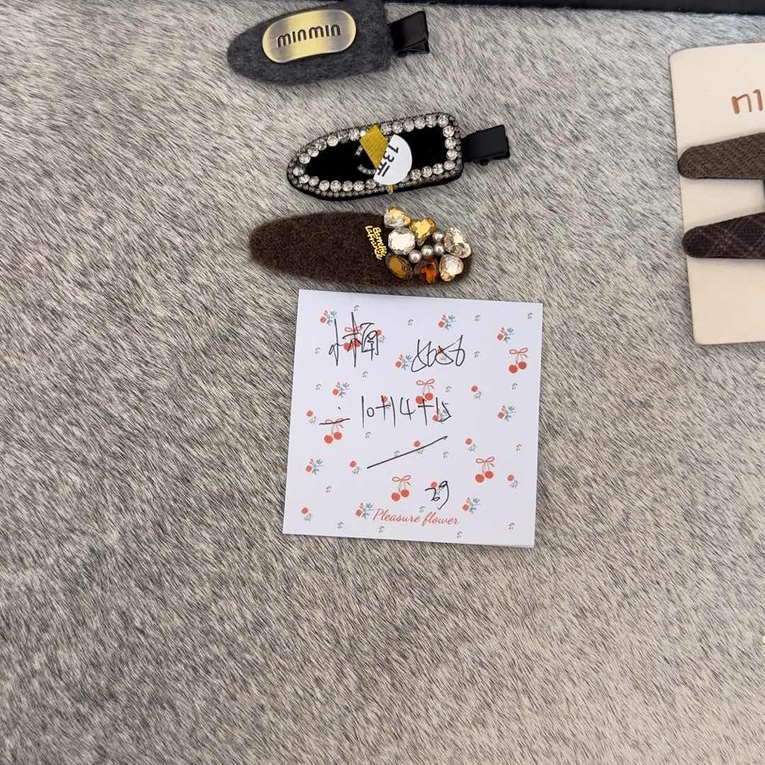 皮质铁合金发夹发夹