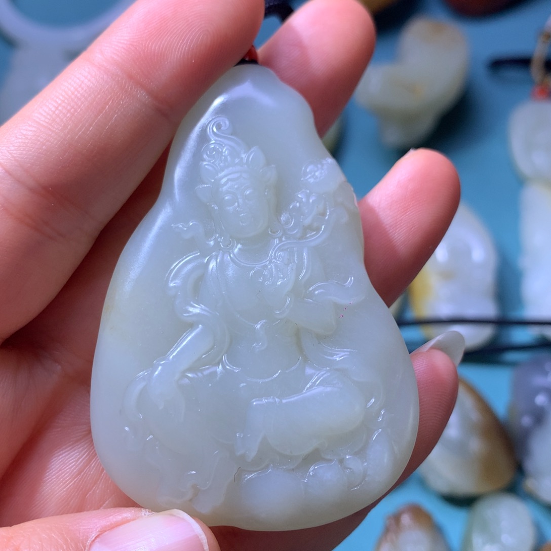 和田玉挂件未镶嵌勇*的