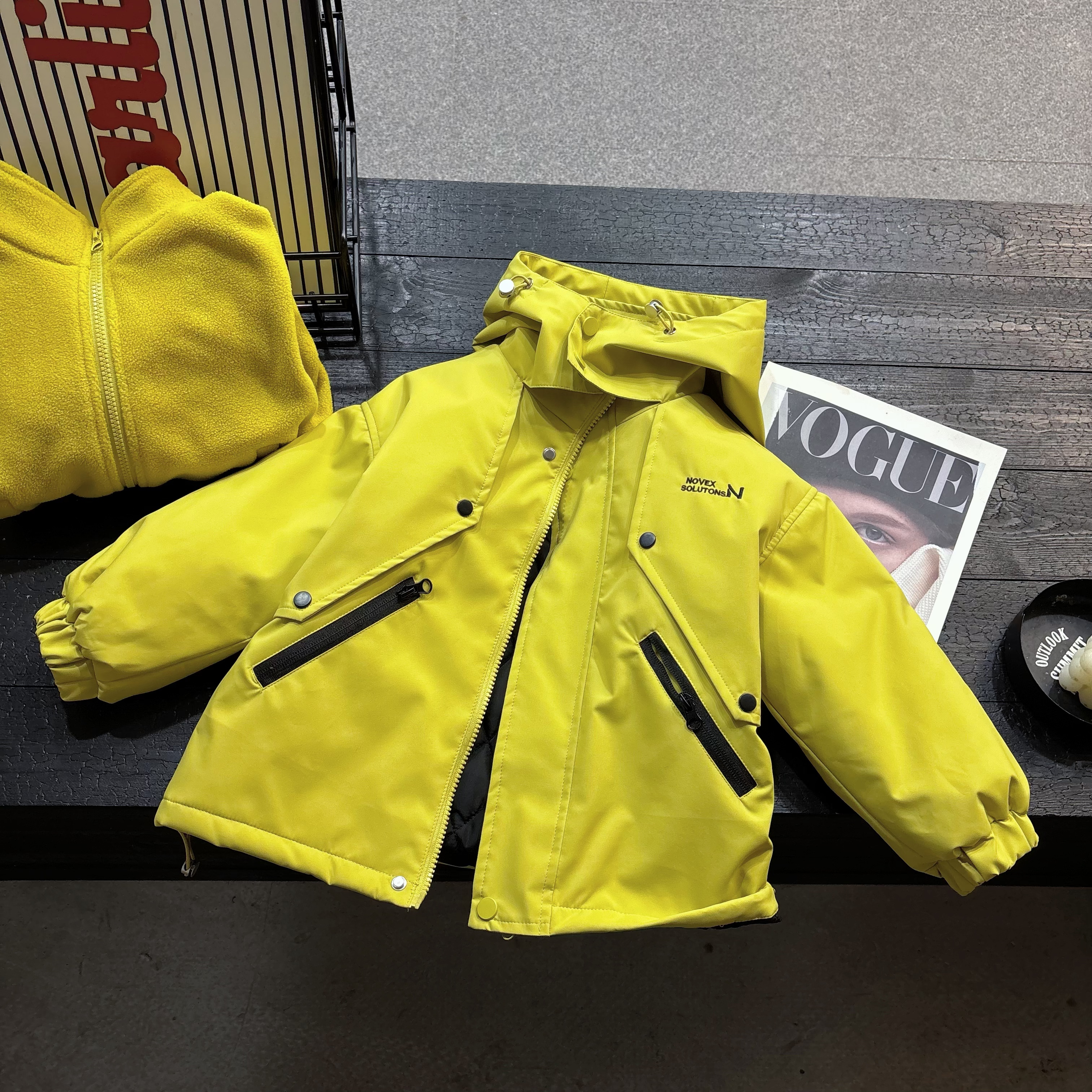 【棉逗熊品牌】男童韩版冬季休闲男童百搭酷帅外套-17596