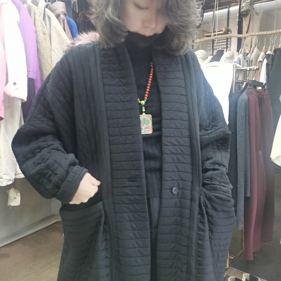 时尚休闲款百搭长款外套