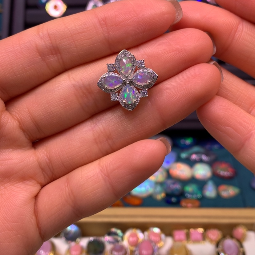 【闪购商品】欧泊项链款式银S925镶嵌