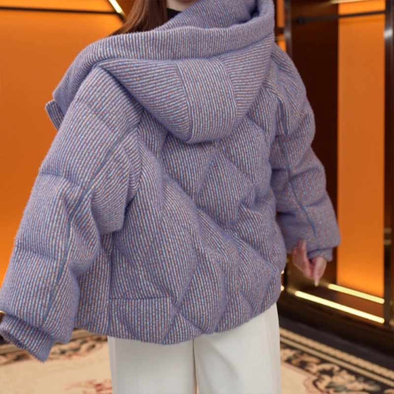 【落日余晖】2025新款保暖气质加厚棉服宽松显瘦百搭高级感气质外套