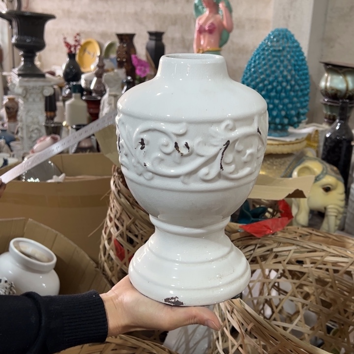 摆件高27口5公分微瑕捡漏做旧工艺