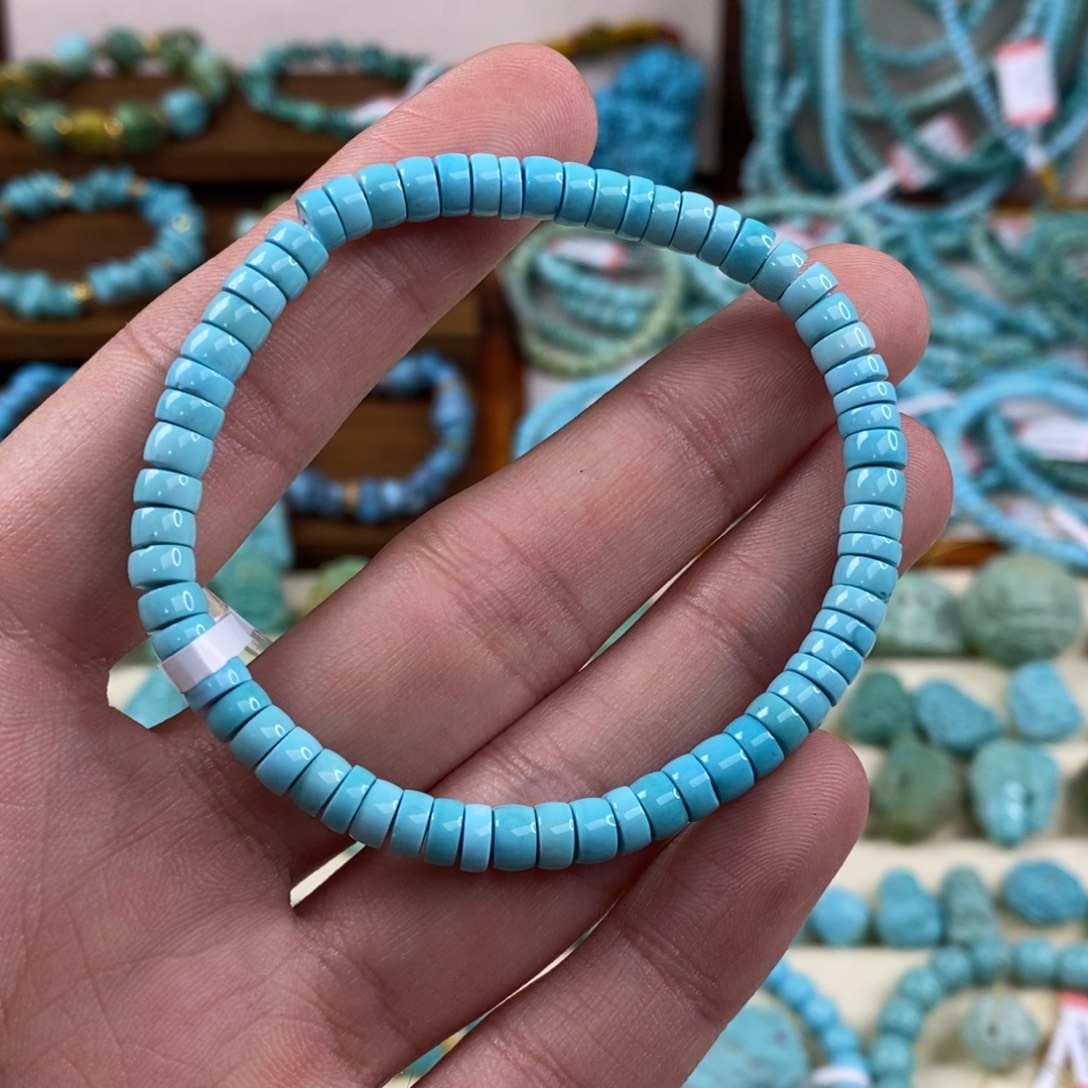 绿松石未镶嵌手串