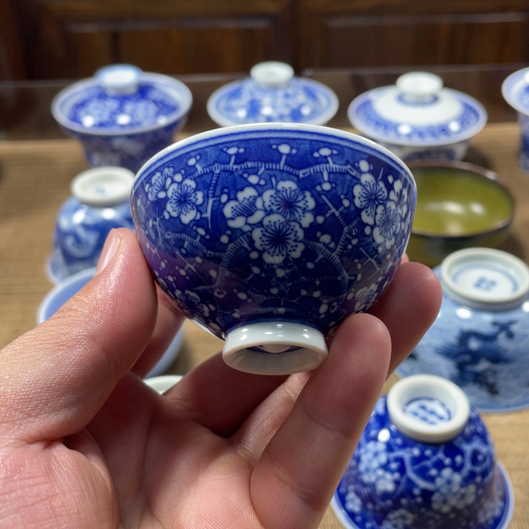 品若堂冰梅小鸡心杯