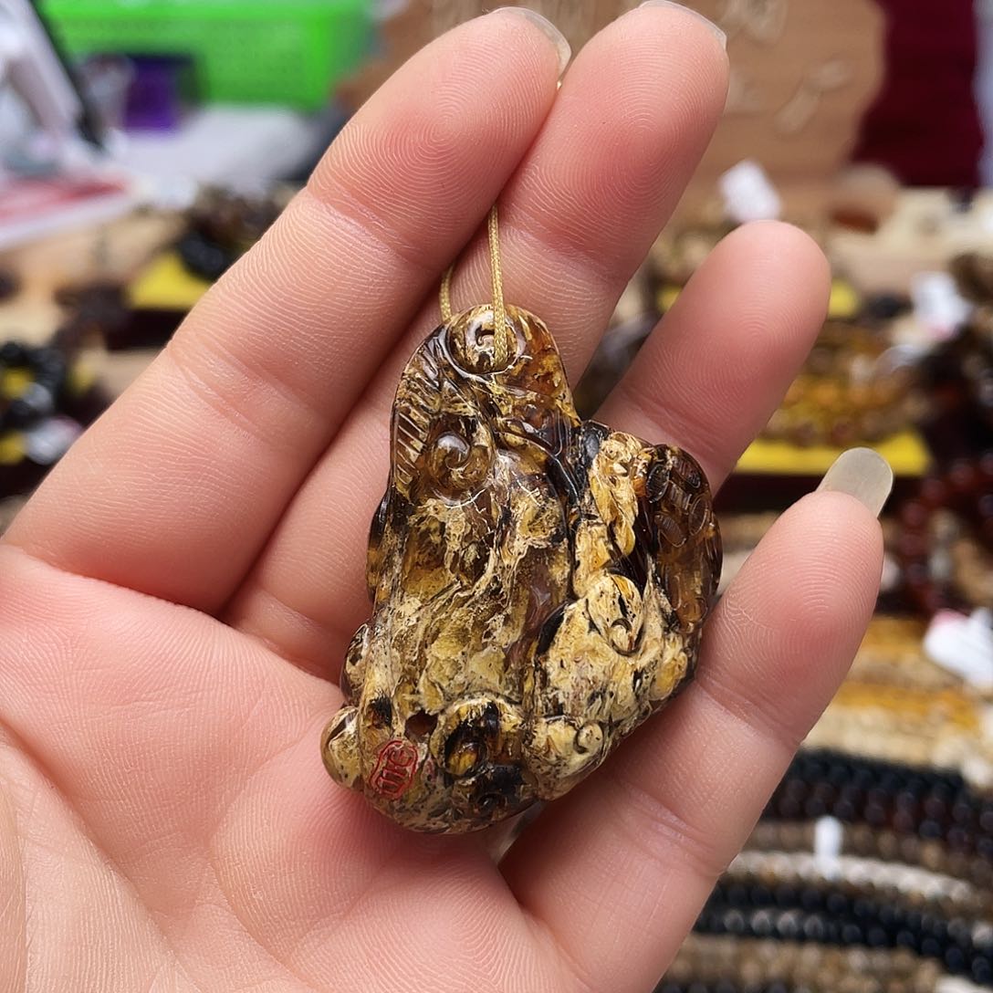 未镶嵌琥珀裸石君***～大