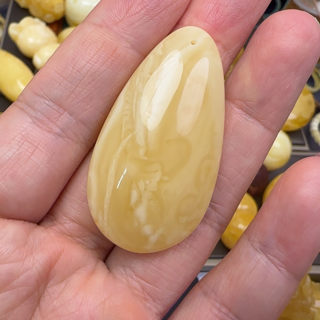 蜜蜡颈饰未镶嵌天然蜜蜡