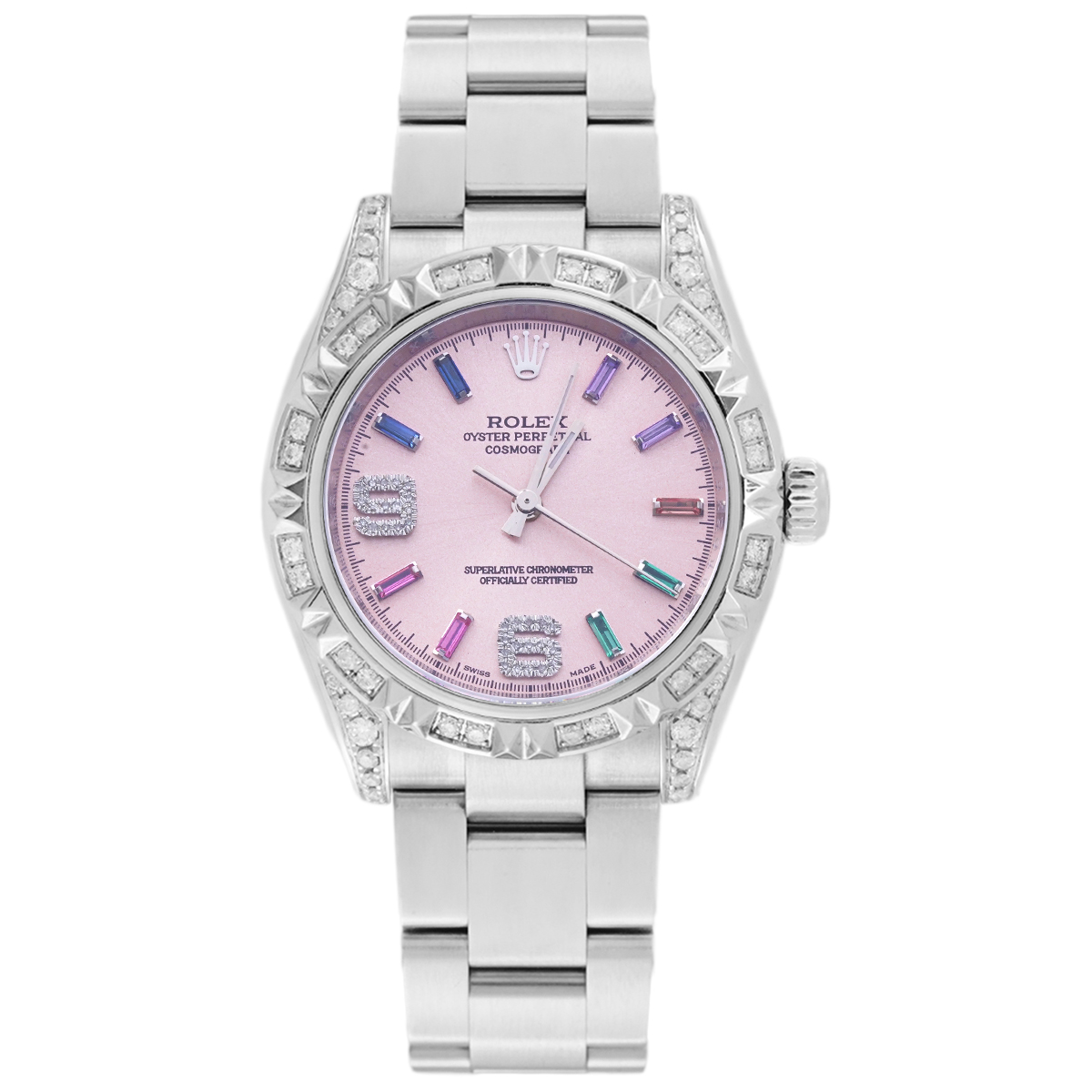 99新 Rolex/劳力士 蚝式恒动系列114200后钻腕表/WHT028125