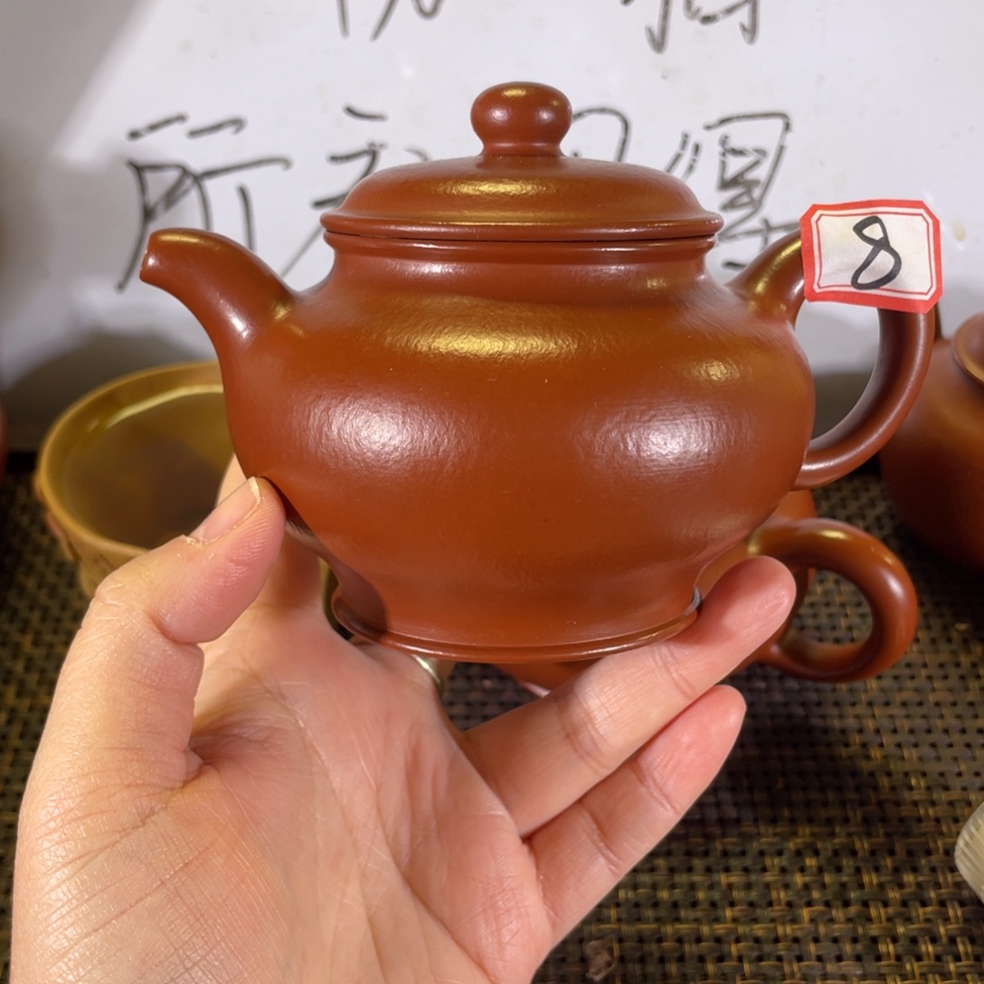 紫砂茶壶多只全手
