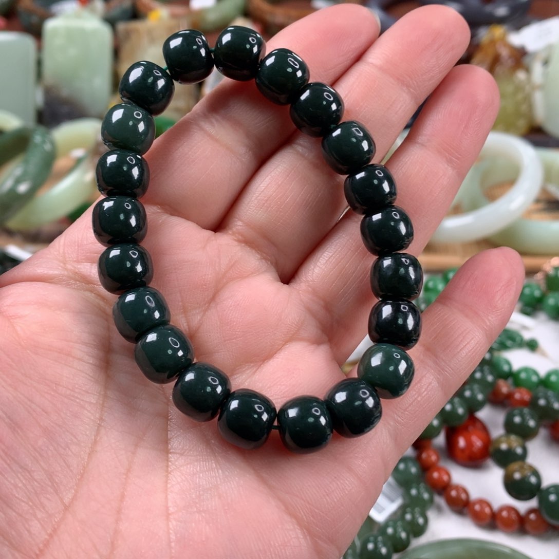 和田玉手链未镶嵌