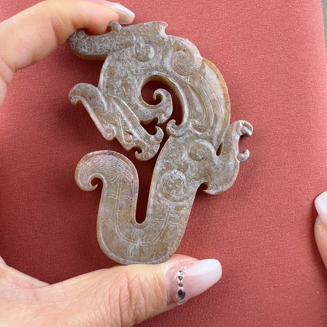 和田玉挂件未镶嵌洪*