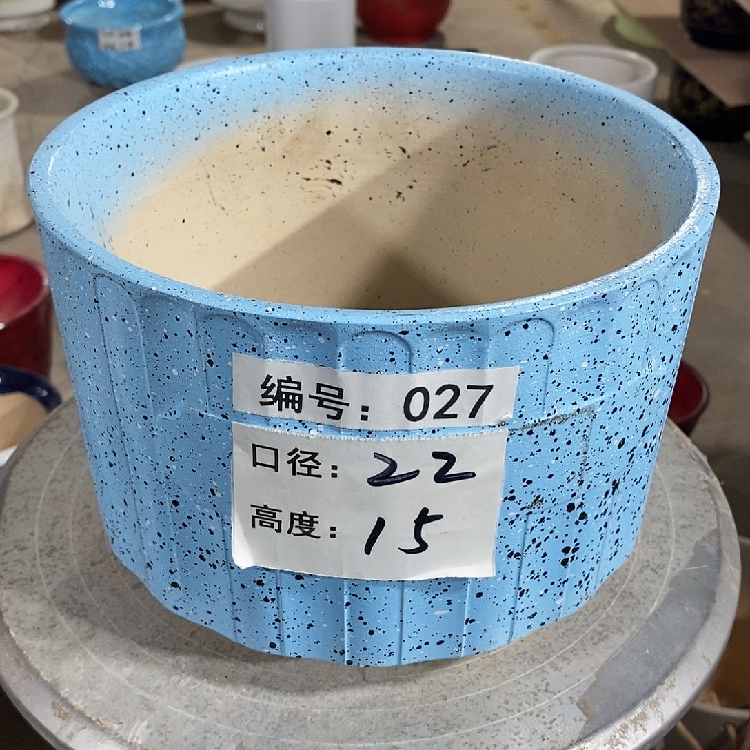 【闪购商品】陶瓷微瑕花盆-027-1个兰