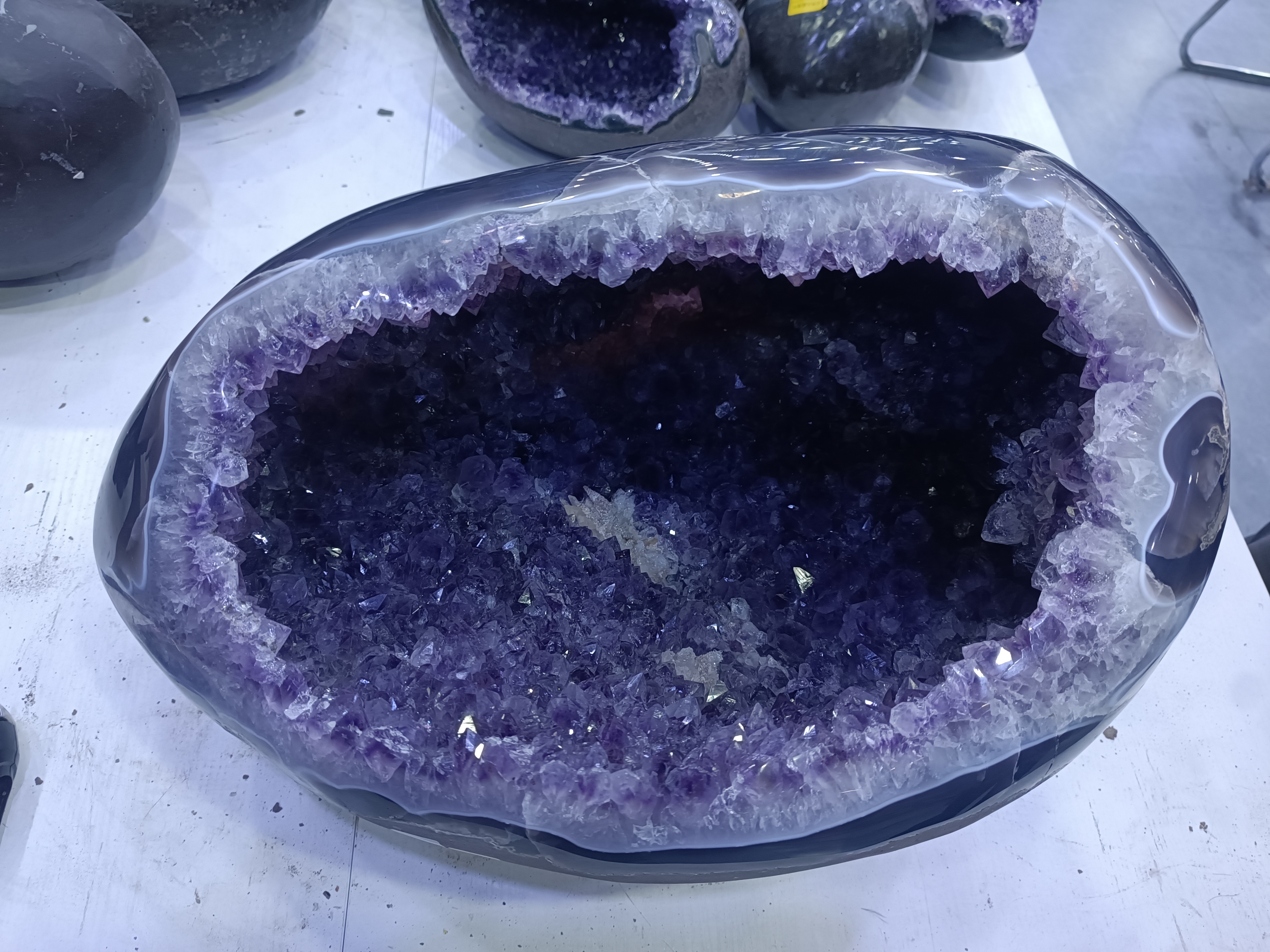 巴西乌拉圭紫水晶摆件