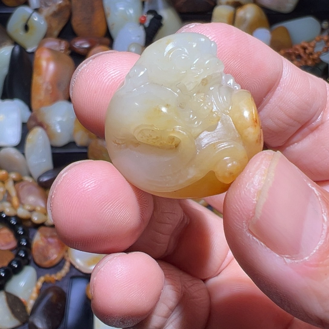 和田玉吊坠(不含链)未镶嵌