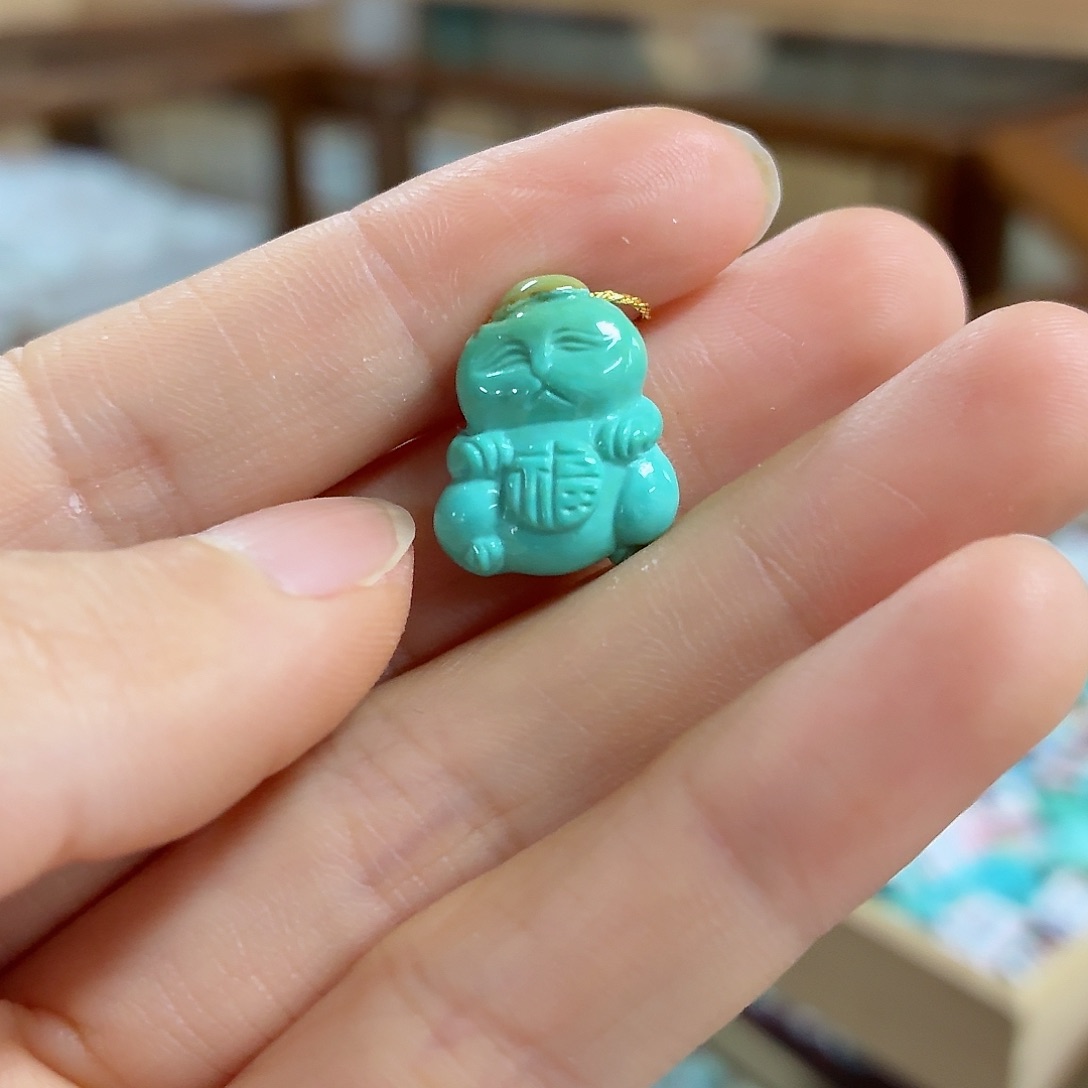 未镶嵌绿松石珠宝奇石