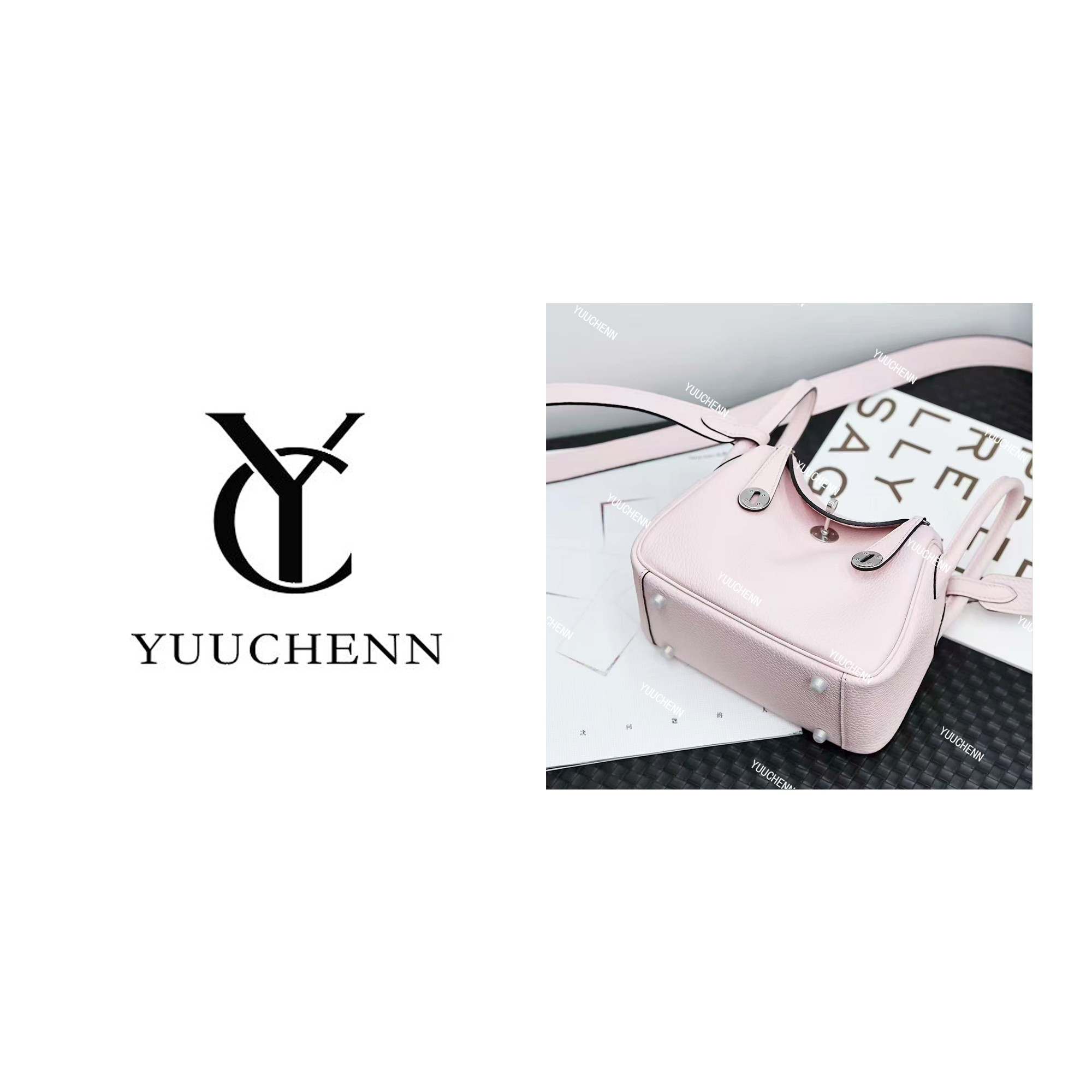 YUUCHENN/19cm【手工定制】高定真皮包 HH7795