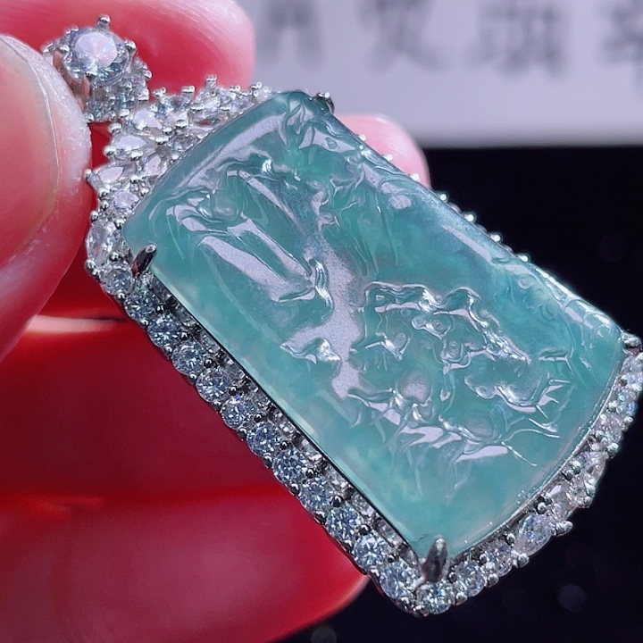 翡翠颈饰未镶嵌9999999999