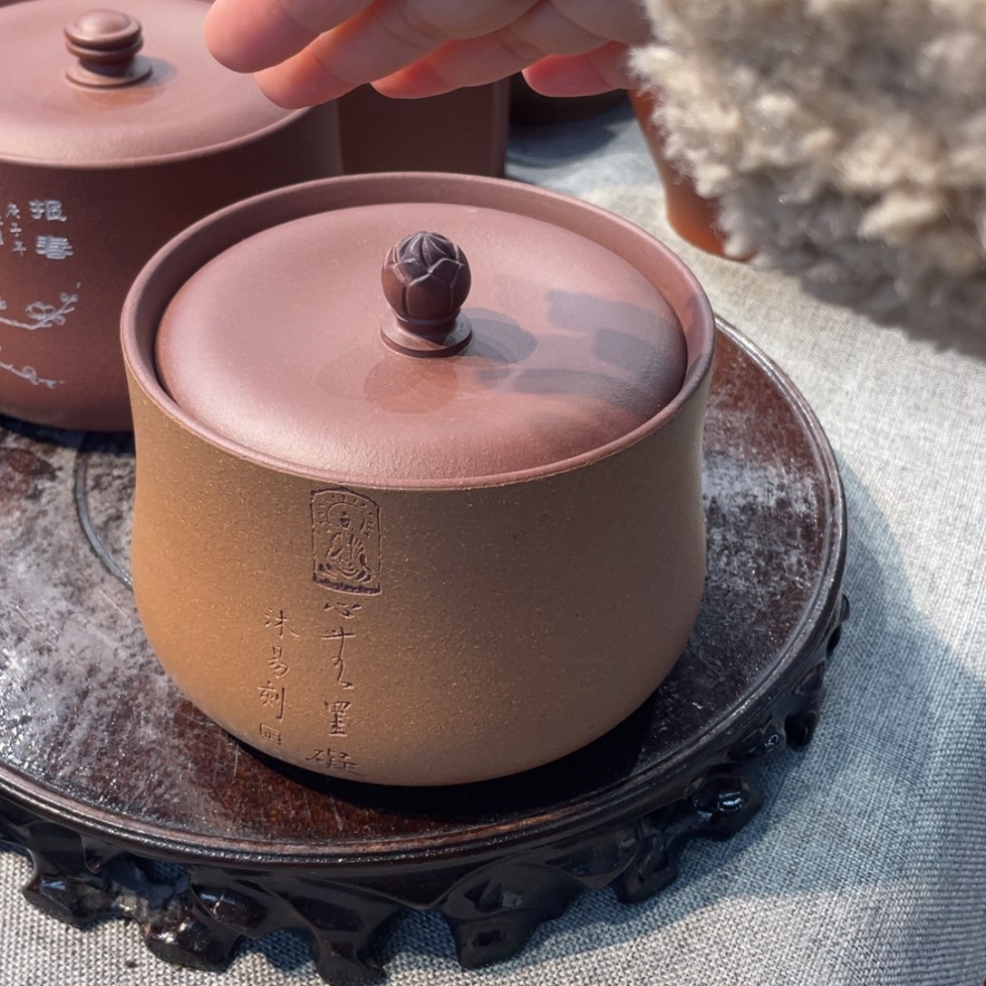 紫砂茶叶罐微瑕茶叶罐