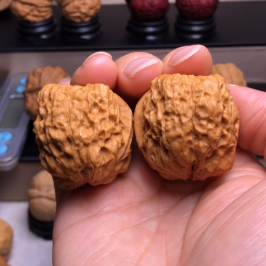 文玩核桃把件鬼脸铁蝴蝶19