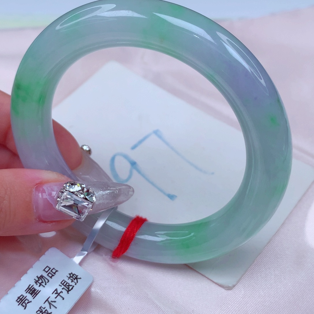 翡翠手镯未镶嵌天然缅甸翡翠A货手镯