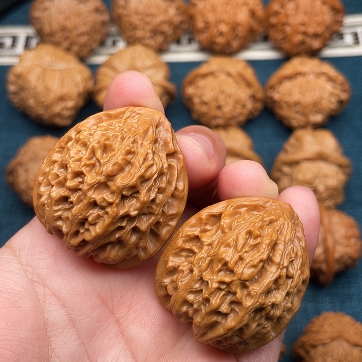 文玩核桃把件全品金牛36