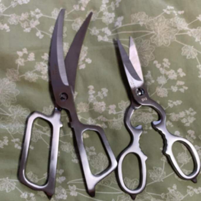 家用商用加长多功能可拆卸剪鸡骨烤肉专用剪刀