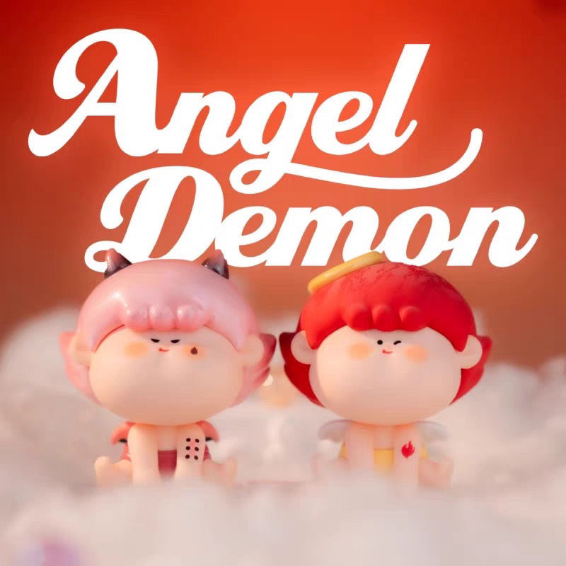 【拆盒】阿玛莉莉丝天使与恶魔潮玩盲盒手办玩具摆件