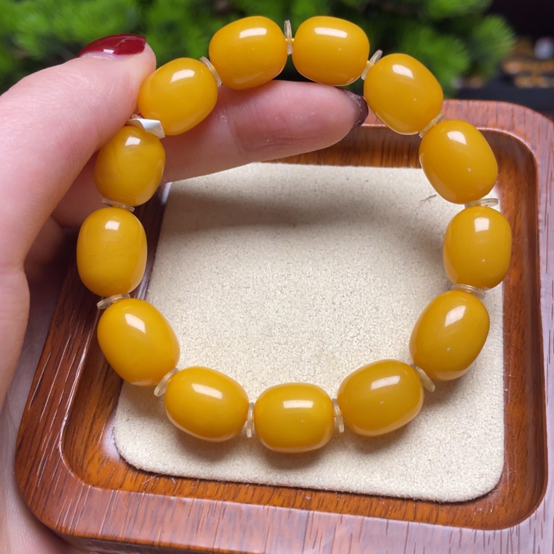 蜜蜡手链未镶嵌手串