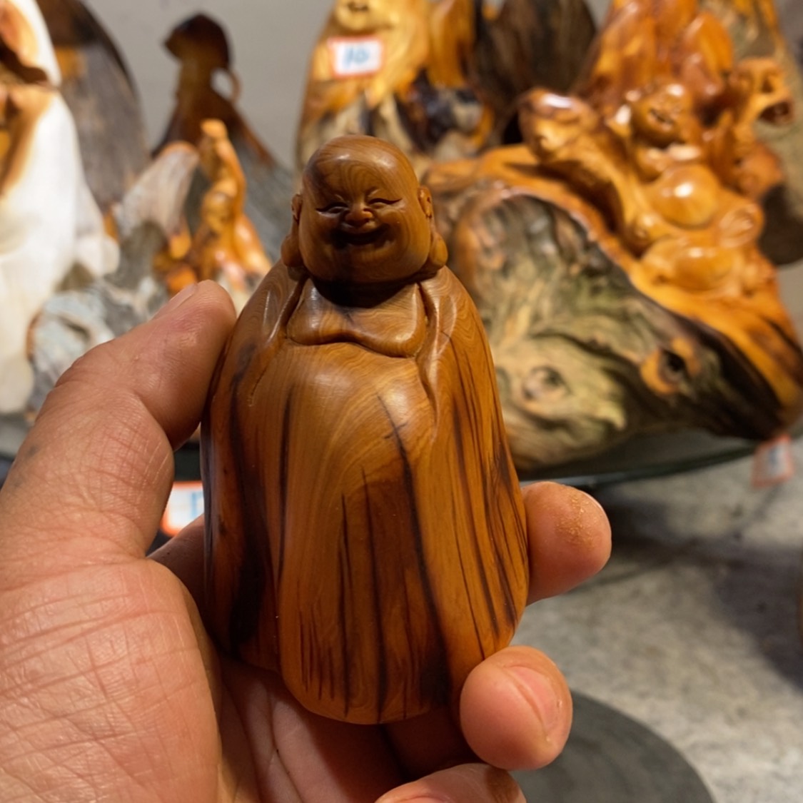 【闪购商品】柏木（崖柏）木雕工艺品摆件家居厂家直销手把件